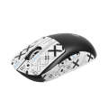 For Logitech GPW 2-Generation Mouse Anti-Slip Stickers Absorb Sweat Paste, Color: White Print Hal...