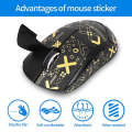 For Logitech GPW 2-Generation Mouse Anti-Slip Stickers Absorb Sweat Paste, Color: Black Print Hal...