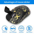 For Logitech GPW 2-Generation Mouse Anti-Slip Stickers Absorb Sweat Paste, Color: Black Gold Full...