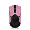 Snowflake Pattern Anti-slip Mouse Stickers For Razer Viper Ultimate Pink Half Surround