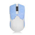 Snowflake Pattern Anti-slip Mouse Stickers For Razer Viper V2 Pro Blue Half Surround