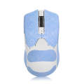 Snowflake Pattern Anti-slip Mouse Stickers For Razer Viper V2 Pro Blue Full Surround