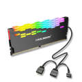 COOLMOON RA-2 Heatsink Cooler ARGB Colorful Flashing Memory Bank Cooling Radiator For PC Desktop ...