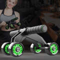 Multifunctional Frog-Style Four-wheel Abdominal Wheel Abdominal Muscle Exercise Fitness Equipment...