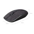 Rapoo M200GPlus 1300 DPI Multi-modes Bluetooth + 2.4G Fabric Wireless Bluetooth Office Mouse(Obsi...