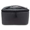 Water-resistant DSLR Padded insert Case Waterproof Zipper Removable Partition Camera Bags(Dark Grey)