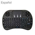 Support Language: Spanish i8 Air Mouse Wireless Keyboard with Touchpad for Android TV Box & Smart...