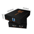 Z28 Professional HDMI Female + Mic + Line In to HDMI Female USB 3.0 Video Audio Capture Box(Black)