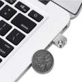 MicroDrive 4GB USB 2.0 Mini Semi-circular Metal U Disk