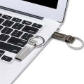 MicroDrive 4GB USB 2.0 Metal Keychain U Disk (Black)
