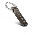 MicroDrive 8GB USB 2.0 Metal Keychain U Disk (Black)