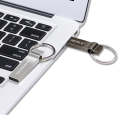 MicroDrive 64GB USB 2.0 Metal Keychain U Disk (Black)