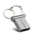 MiCRODATA 4GB USB 2.0 Computer and Car Two-use Mini Metal U Disk(Silver Grey)