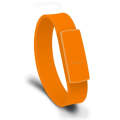 MicroDrive 4GB USB 2.0 Fashion Bracelet Wristband U Disk (Orange)