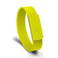 MicroDrive 4GB USB 2.0 Fashion Bracelet Wristband U Disk (Yellow)