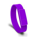 MicroDrive 16GB USB 2.0 Fashion Bracelet Wristband U Disk (Purple)