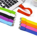 MicroDrive 16GB USB 2.0 Fashion Bracelet Wristband U Disk (Purple)