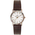 Authentic BULOVA Classic Brown Leather Ladies Watch