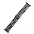Fold Buckle 3 Beads Stainless Steel Watch Band For Apple Watch Ultra 49mm&Watch Ultra 2 49mm / Se...