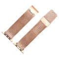304 Stainless Steel Milanese Watch Band with Connector For Apple Watch Series 7 45mm / 6 & SE & 5...