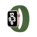 For Apple Watch Series 9&8&7 41mm / SE 3&SE 2&6&SE&5&4 40mm / 3&2&1 38mm Solid Color Elastic Sili...