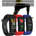 QS01 0.96 inches TFT Color Screen Smart Bracelet IP67 Waterproof, Support Call Reminder /Heart Ra...