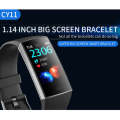CY11 1.14 inches IPS Color Screen Smart Bracelet IP67 Waterproof, Support Step Counting / Call Re...