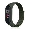 Smart Watch Nylon Woven Watch Band for Xiaomi Mi Band 3 / 4(Army Green)