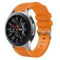 Vertical Grain Watch Band for Galaxy Watch 46mm(Orange)