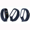 Pure Color Soft TPU  Watch Bands for Xiaomi Mi Band 4, Host Not Included(Blue)