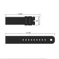 Smart Watch Silicone Watch Band for Garmin Vivoactive 3(White)