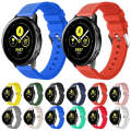 Smart Watch Silicone Watch Band for Garmin Vivoactive 3(Black)