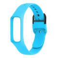 Smart Watch Pure Color Silicone Watch Band for Galaxy Fit-e(Sky Blue)