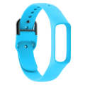 Smart Watch Pure Color Silicone Watch Band for Galaxy Fit-e(Sky Blue)