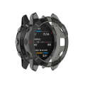 For Garmin Fenix 6 TPU Half Coverage Smart Watch Protevtice Case(Black)