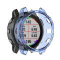 For Garmin Fenix 6s TPU Half Coverage Smart Watch Protevtice Case(Blue)