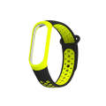 Colorful Silicone Wrist Strap Watch Band for Xiaomi Mi Band 3 & 4(Green)