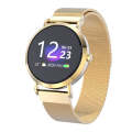 CV08C 1.0 inch TFT Color Screen Steel Watch Band Smart Bracelet, Support Call Reminder/ Heart Rat...