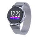 CV08C 1.0 inch TFT Color Screen Steel Watch Band Smart Bracelet, Support Call Reminder/ Heart Rat...