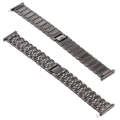 For Fitbit Versa Diamond-studded Stainless Steel  Watch Band(Black)