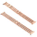 For Fitbit Versa Diamond-studded Stainless Steel  Watch Band(Rose Gold)