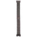 For Fitbit Charge 3 Diamond-studded Stainless Steel  Watch Band(Black)