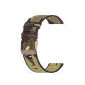 18mm Stripe Weave Nylon Wrist Strap Watch Band for Fossil Female Sport / Charter HR / Gen 4 Q Ven...