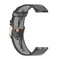 22mm Stripe Weave Nylon Wrist Strap Watch Band for Fossil Hybrid Smartwatch HR, Male Gen 4 Explor...