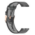 22mm Stripe Weave Nylon Wrist Strap Watch Band for Huawei GT / GT2 46mm, Honor Magic Watch 2 46mm...