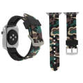 For Apple Watch Series 3 & 2 & 1 42mm Fashion Camouflage Pattern Silicone Watch Band(Apricot)