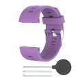 Silicone Sport Watch Band for POLAR V800(Purple)