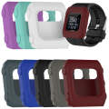 Solid Color Silicone Watch Protective Case for POLAR V800(Black)