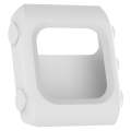 Solid Color Silicone Watch Protective Case for POLAR V800(White)