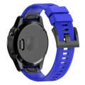 Quick Removable Silicone Watch Band for Fenix 5 22mm(Blue)